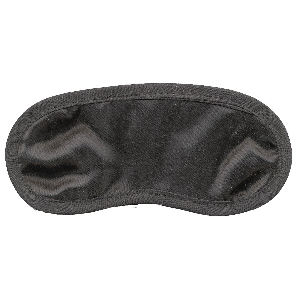 Satin Eye Mask Black luxury blindfold for adult sensory play