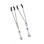 Sex Kitten Tweezer Clamps Star Blue sexy jewelry made by Sex Kitten for her.