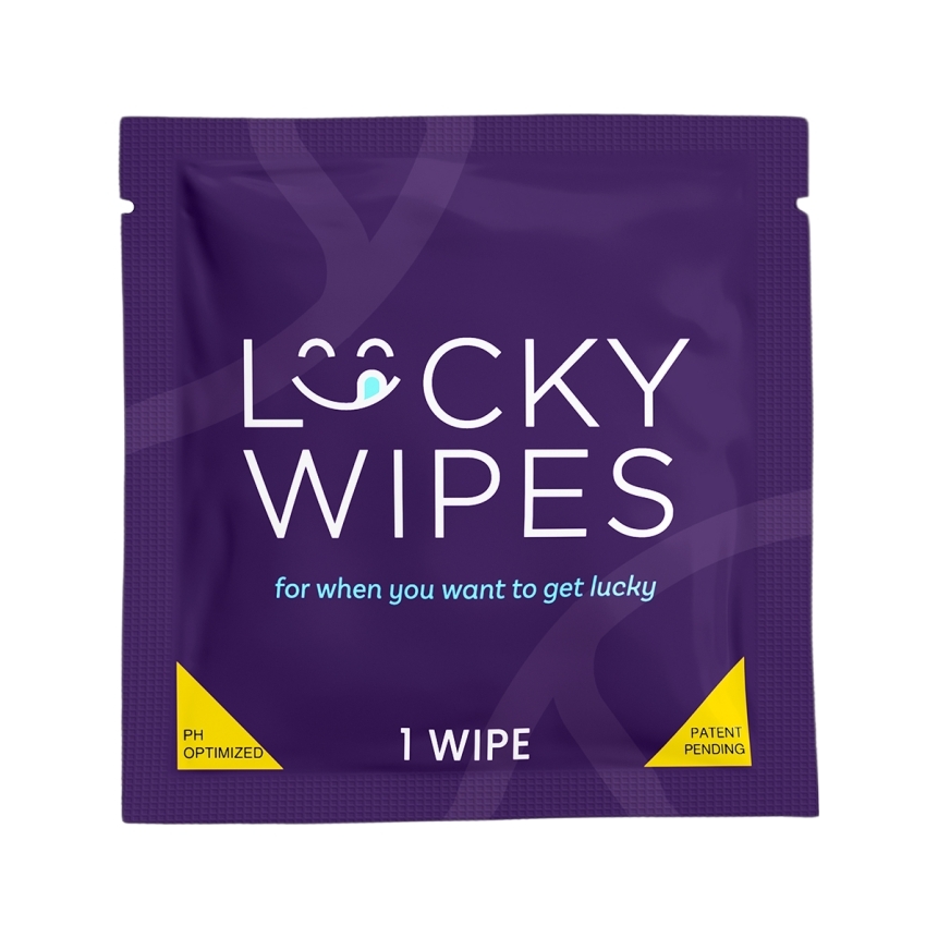 Sweetums lucky wipes banana flavor 10-pack intimate cleansers and personal cleansing care by sweetums.