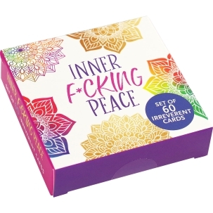 Buy  Inner F*cking Peace Cards (Set of 60) book for her.