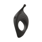 Black B Swish vibrator Bcharmed Rhythm Infinite Deluxe shown in hand for scale