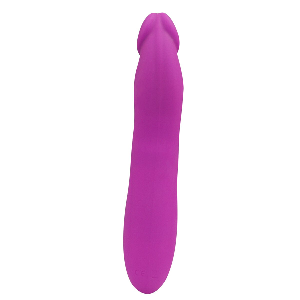 Close-up of the Purple Femme Funn vibrator for texture detail