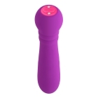 Purple Femme Funn vibrator Ultra shown in hand for scale