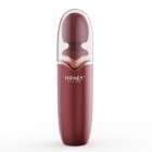 Honey Play Box vibrator Stormi Powerful With Charging Case shown in hand for scale