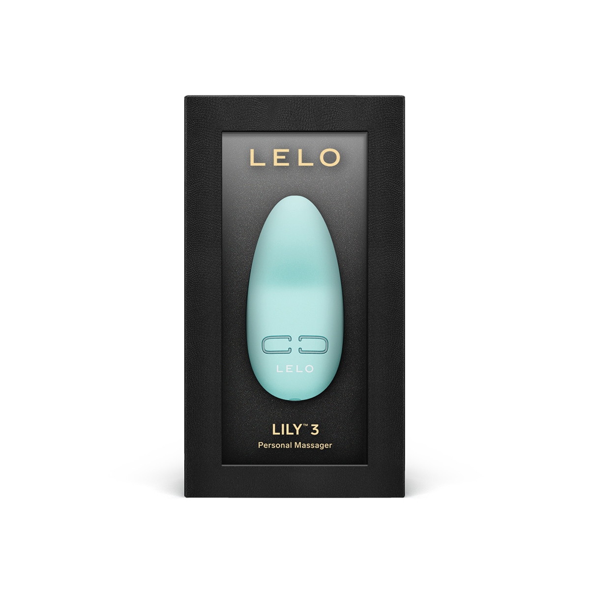 Close-up of the Green LELO vibrator for texture detail