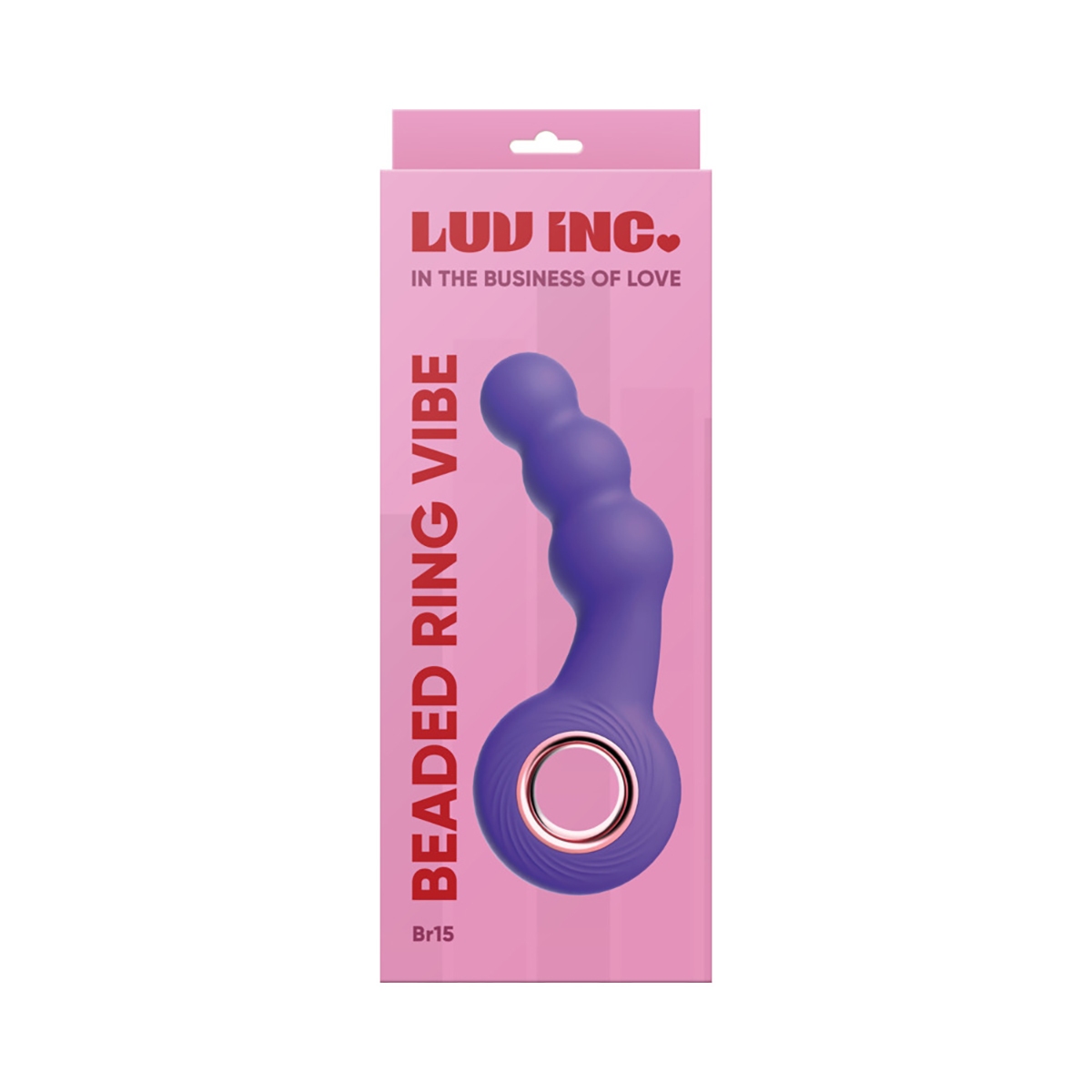 Close-up of the Purple Luv Inc vibrator for texture detail