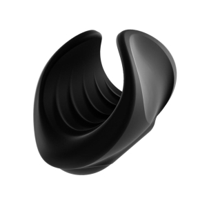 Man Wand vibrator Starter Stroker shown in hand for scale