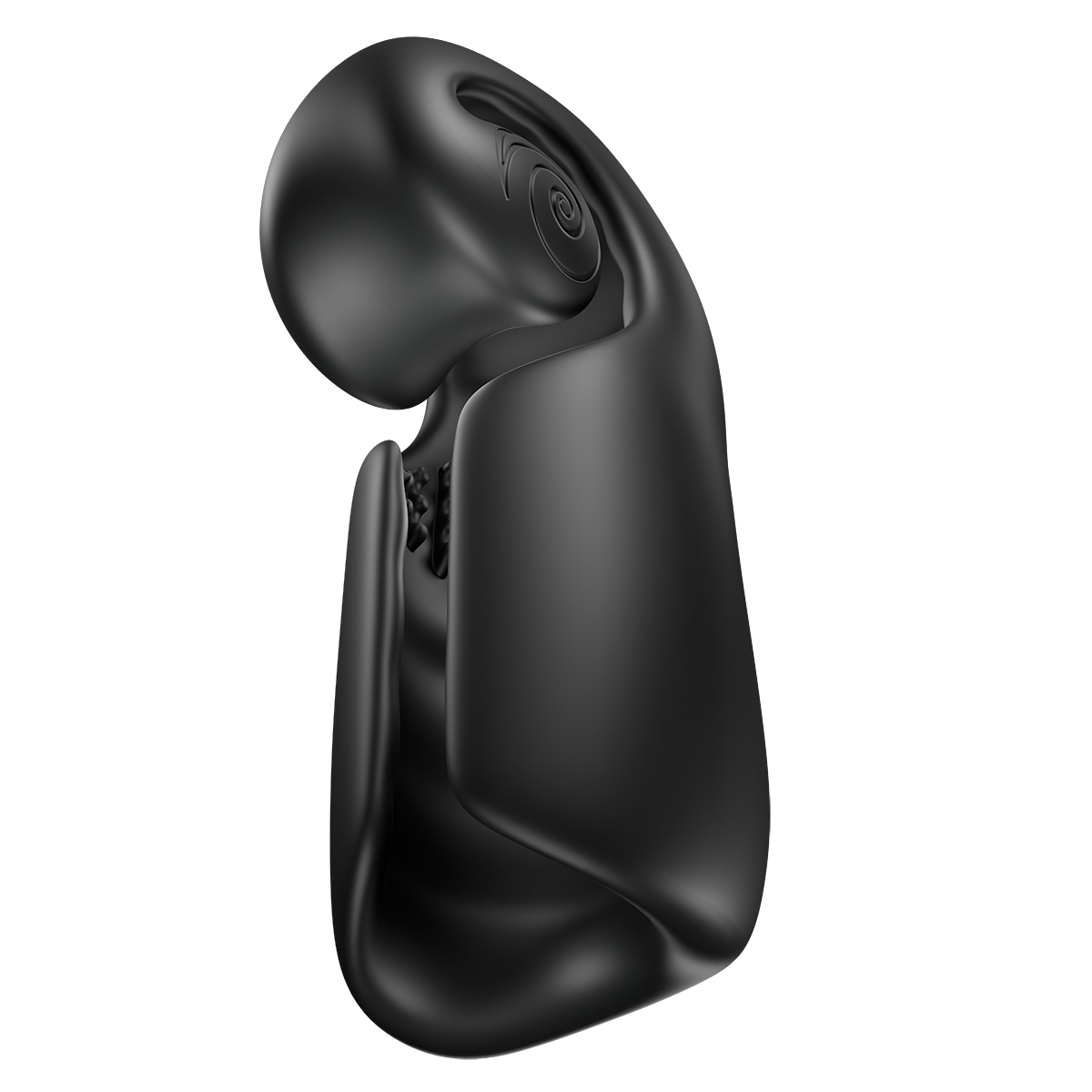 Fully assembled Black Snail Vibe vibrator with smooth exterior