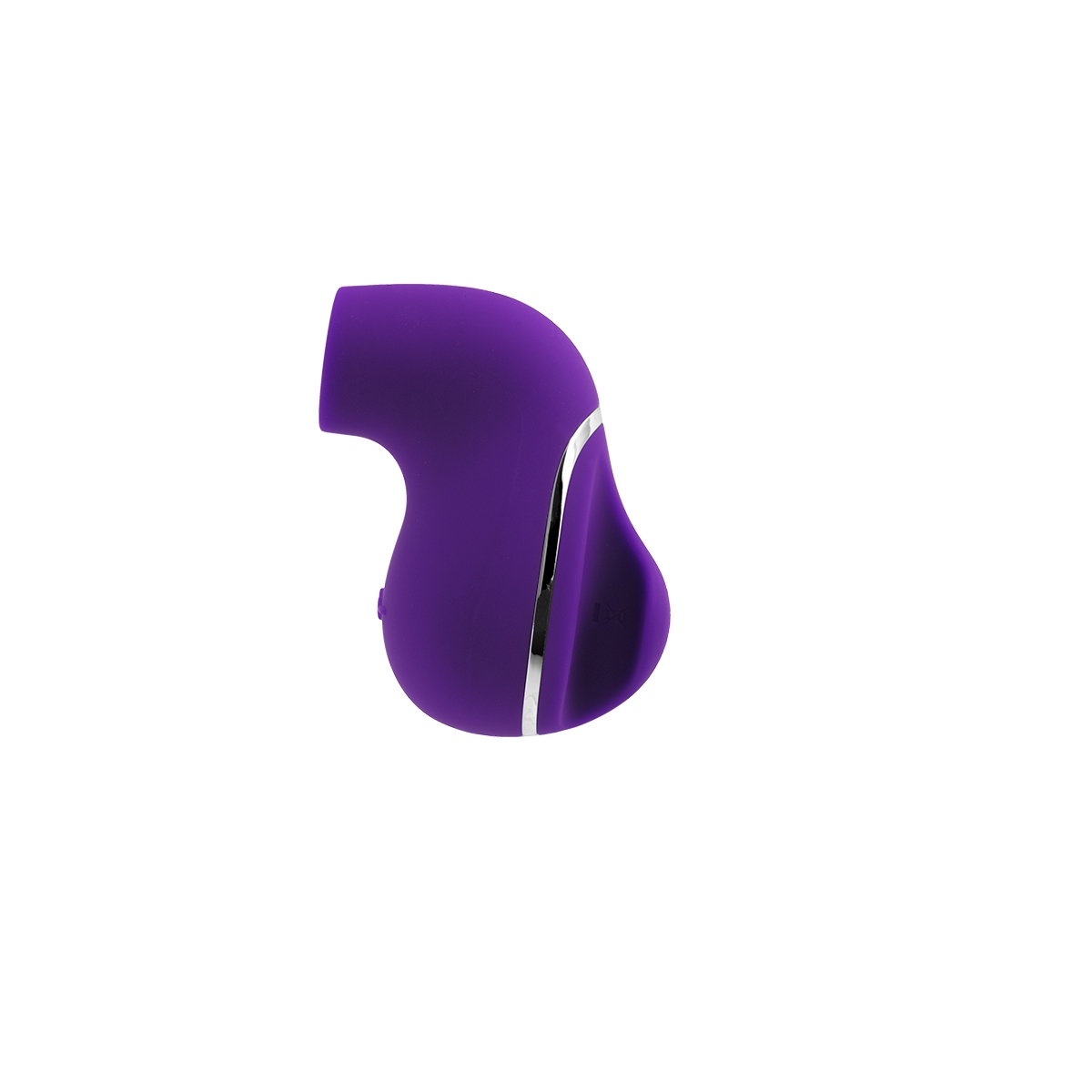 Angled view of the Purple VeDO vibrator designed for intimate use