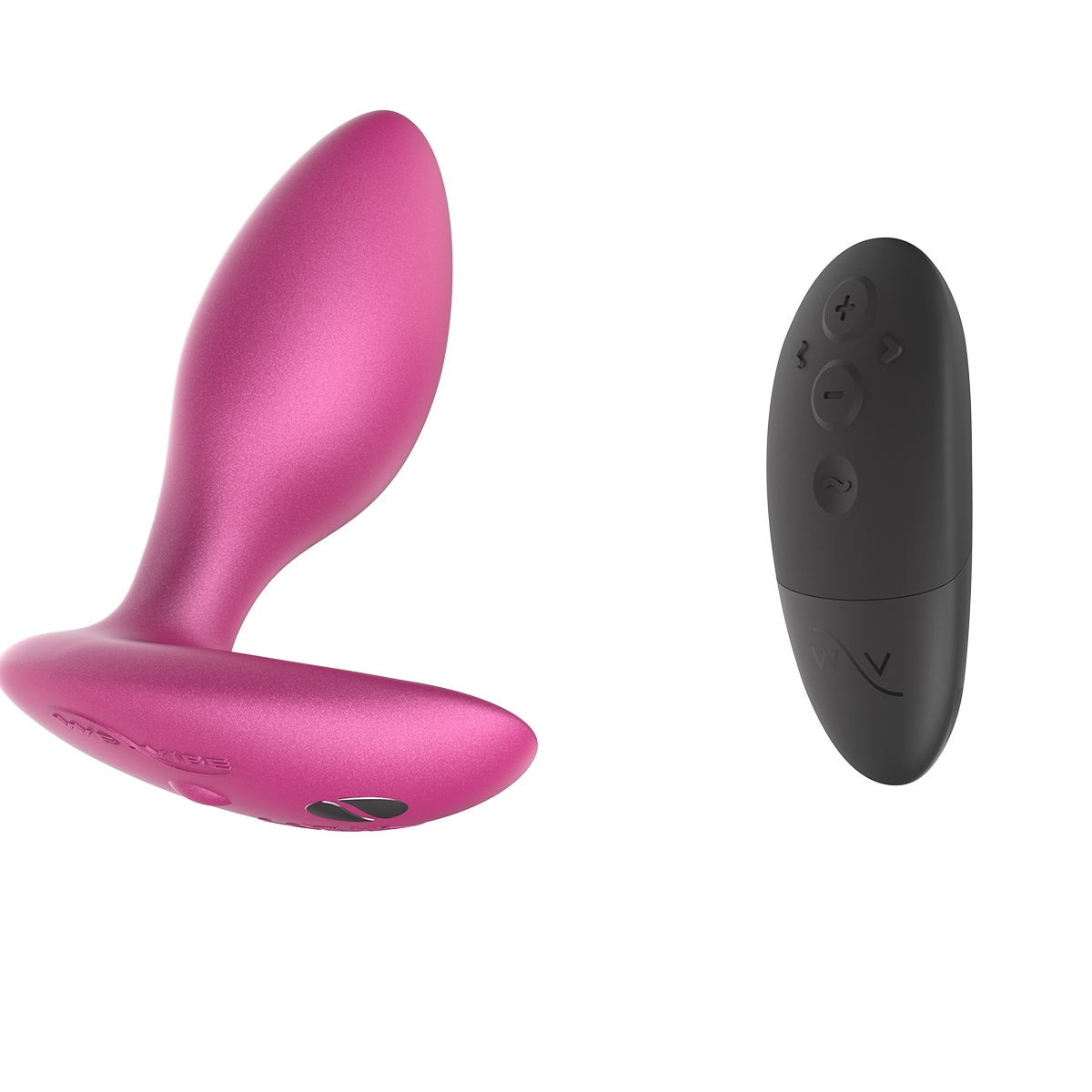 Close-up of the Pink We-Vibe vibrator for texture detail