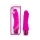 7.75 inch Dildo by Blush in Hot Pink Magenta Fuchsia shown for use by Her or Him