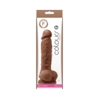 5 inch Dildo by NS Novelties in Brown Chocolate Cocoa shown for use by Her or Him