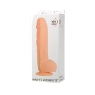 12 inch Dildo by Adam & Eve in Vanilla Ivory Beige shown for use by Her or Him
