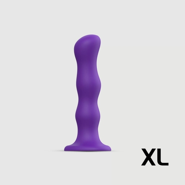 Dildo by Lovely Planet in Purple shown for use by Her or Him