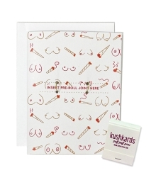 Shop Doobies Boobies Greeting Card w/Matchbook online