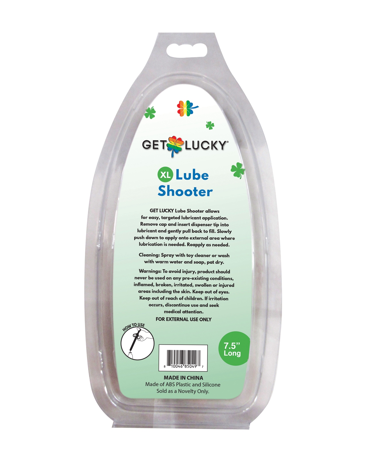 Order Get Lucky Lube Shooter - XL Black online