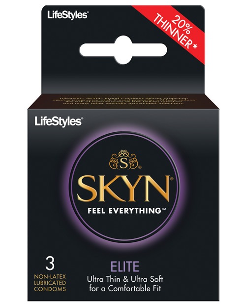 Shop Lifestyles SKYN Elite Ultra Thin Condoms - Pack of 3 online