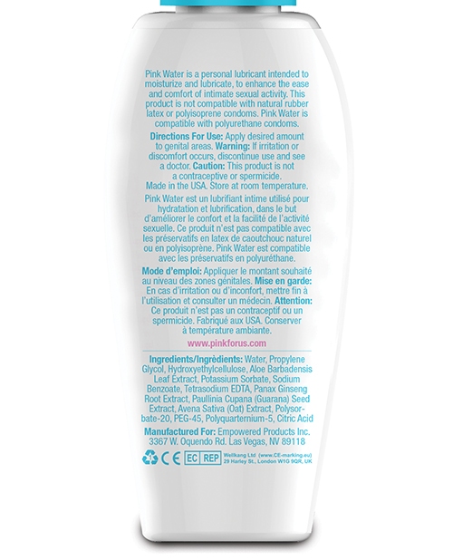 Order Pink Water Lube - 2.8 oz Flip Top Bottle online