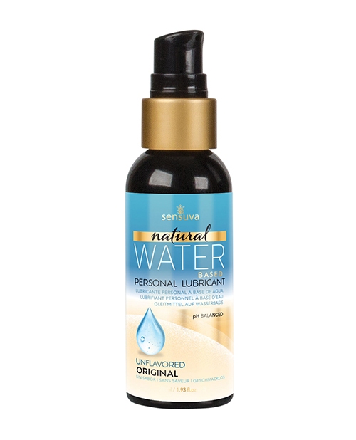 Shop Sensuva Natural Water Based Personal Lubricant - 2 oz Unscented online