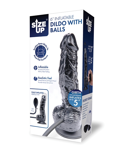 Shop Size Up 6 Inch Inflatable Dildo w/Balls online