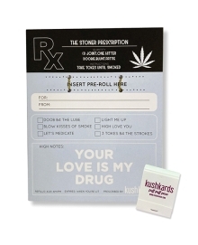 Shop The Stoner Prescription Greeting Card w/Matchbook online