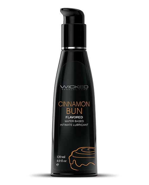 Shop Wicked Sensual Care Aqua Waterbased Lubricant - 4 oz Cinnamon Bun online
