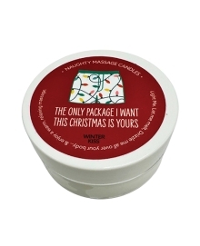 Shop Holiday Mini Massage Candle "The Only Package" online