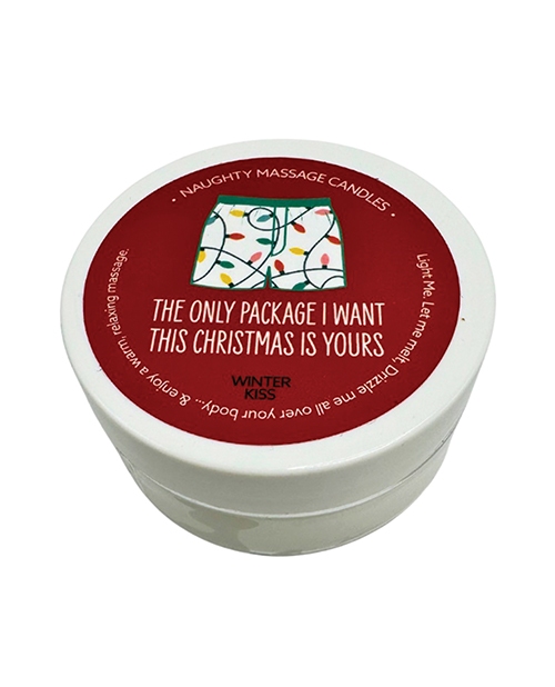 Shop Holiday Mini Massage Candle "The Only Package" online