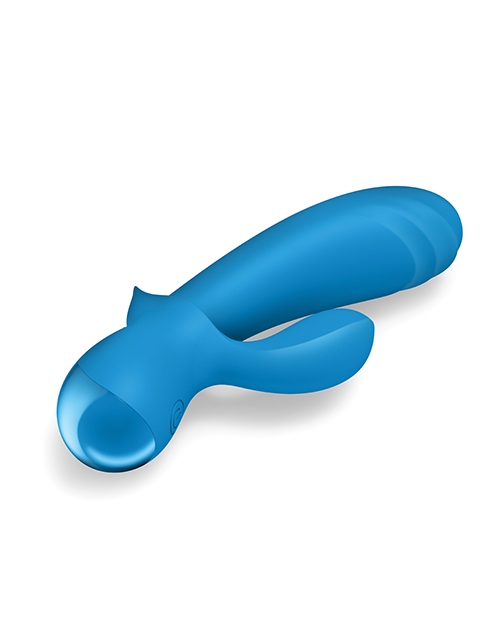 Bang! BG Thick Silicone Rabbit - Blue for sale
