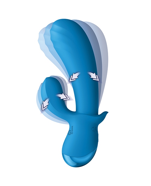 Shop Bang! BG Thick Silicone Rabbit - Blue