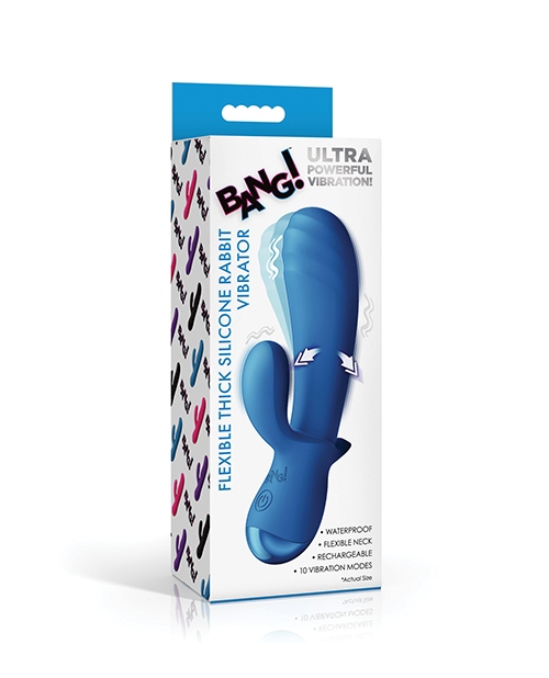 Shop Bang! BG Thick Silicone Rabbit - Blue online