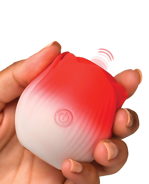 Order Bloomgasm Pulsing Petals Throbbing Rose Stimulator - Red online