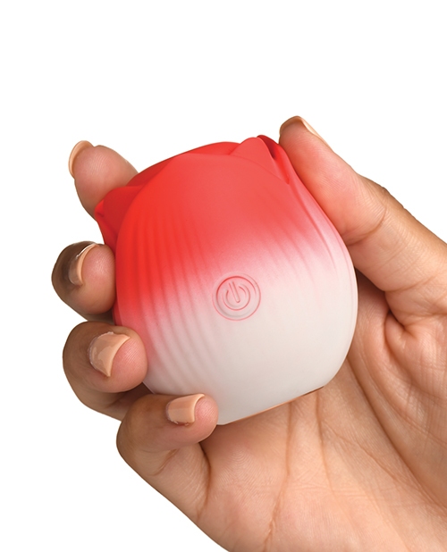 Bloomgasm Pulsing Petals Throbbing Rose Stimulator - Red for sale
