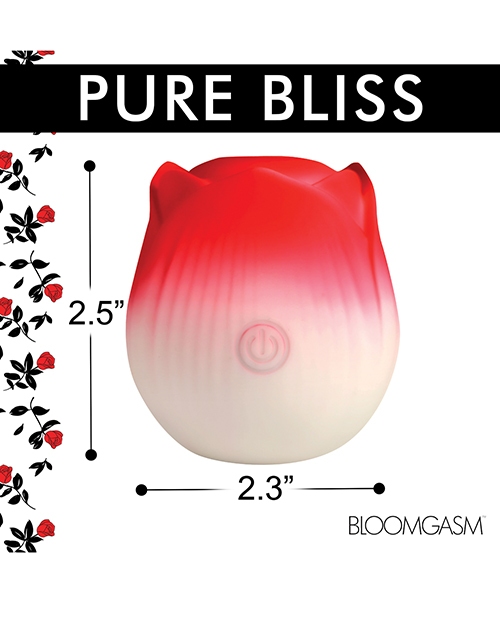 Buy Bloomgasm Bloomgasm Pulsing Petals Throbbing Rose Stimulator - Red