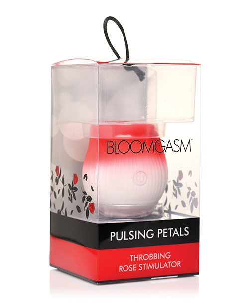Shop Bloomgasm Pulsing Petals Throbbing Rose Stimulator - Red online
