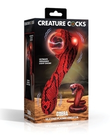 Buy Creature Cocks Cobra Scepter Plasma Vibrator - Red/Black online