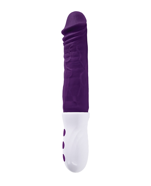 Buy Evolved Evolved Plum Thrust Realistic Shaft Vibrator - Purple