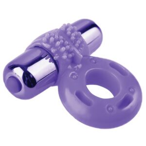 Neon Luv Touch Vibrating Couples Kit - Purple