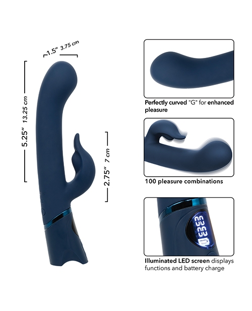 Shop Orgasmatron Digital G-Teaser Vibrator - Blue