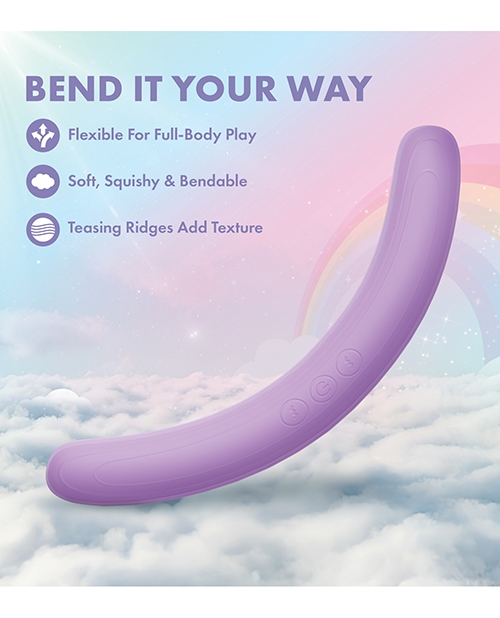 Shop Play With Me Double Ended Vibrator - Purple