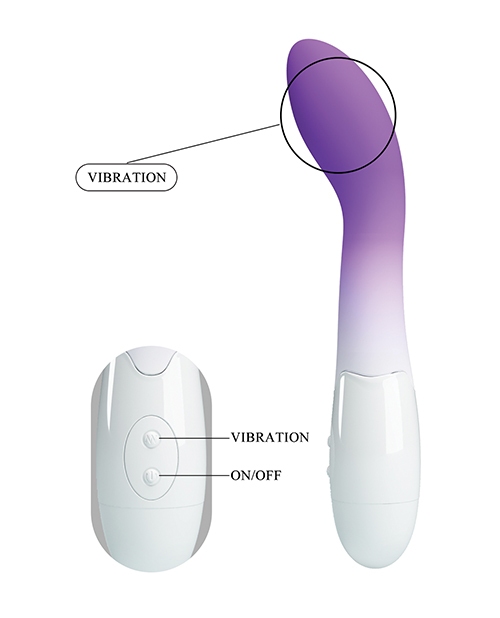 Buy Pretty Love Bishop Vibrator - Purple Ombre