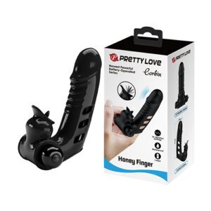 Shop Pretty Love Corbin Honey Finger Vibrator - Black online