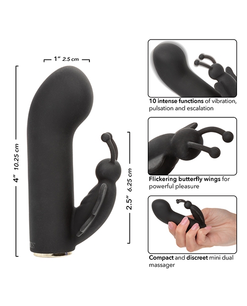 Buy Raven Raven Butterfly G-Spot Vibrator - Black