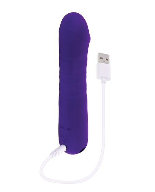 Buy Selopa Ambition Thrusting Vibrator - Purple