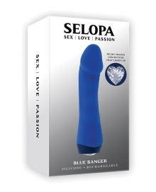 Shop Selopa Blue Banger Petite Vibrator - Blue online
