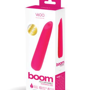 Shop VeDO Boom Rechargeable Ultra Powerful Vibe - Pink online