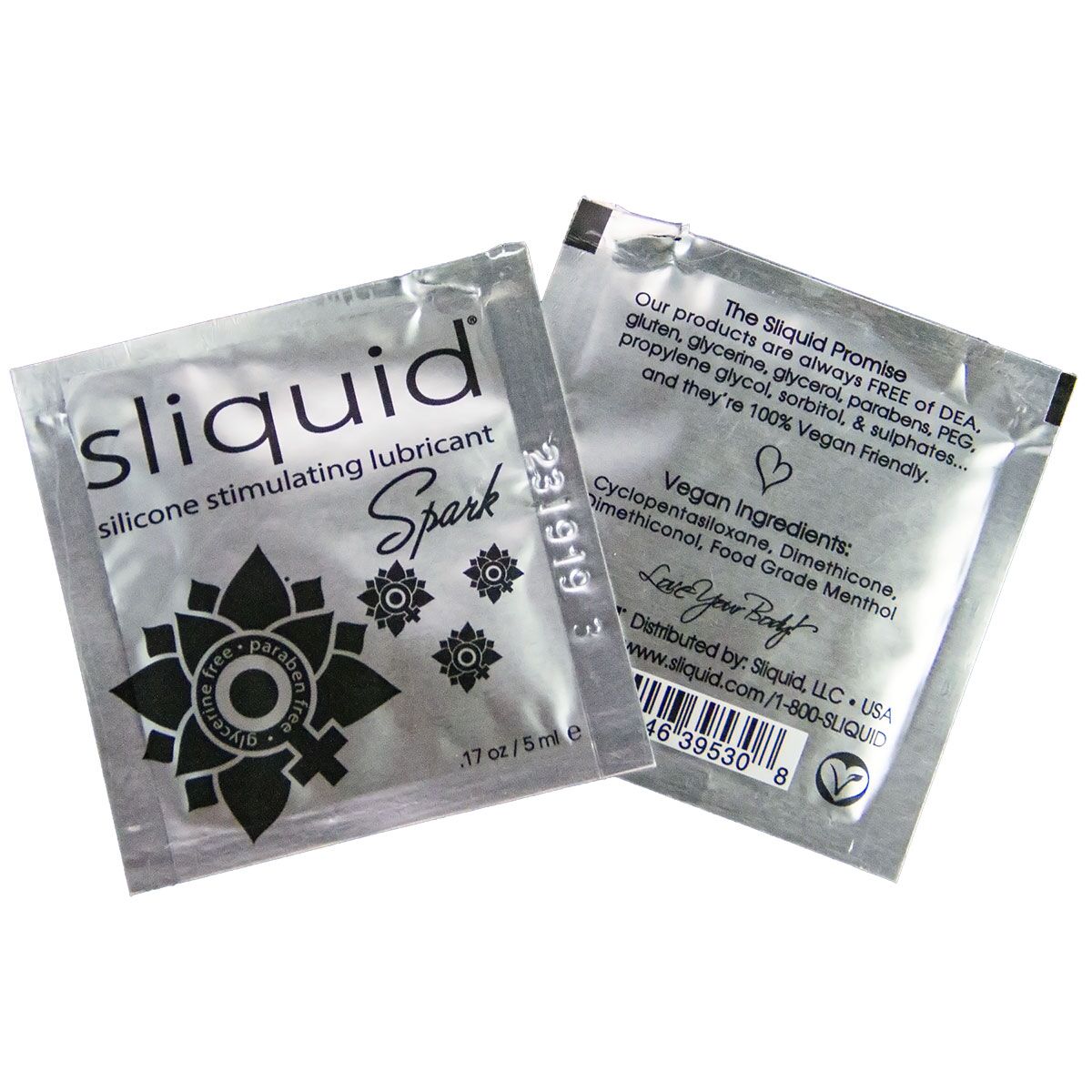 A top choice for Vegans, Sliquid Spark Foils 200ct personal vegan lubricant by Sliquid is for sale at herVibrators.com.