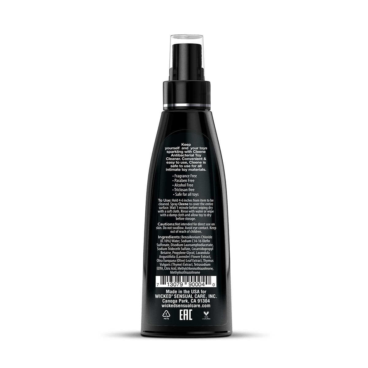 Best Wicked Cleene Antibacterial Toy Cleaner 4oz sex toy cleaner by Wicked Sensual Care