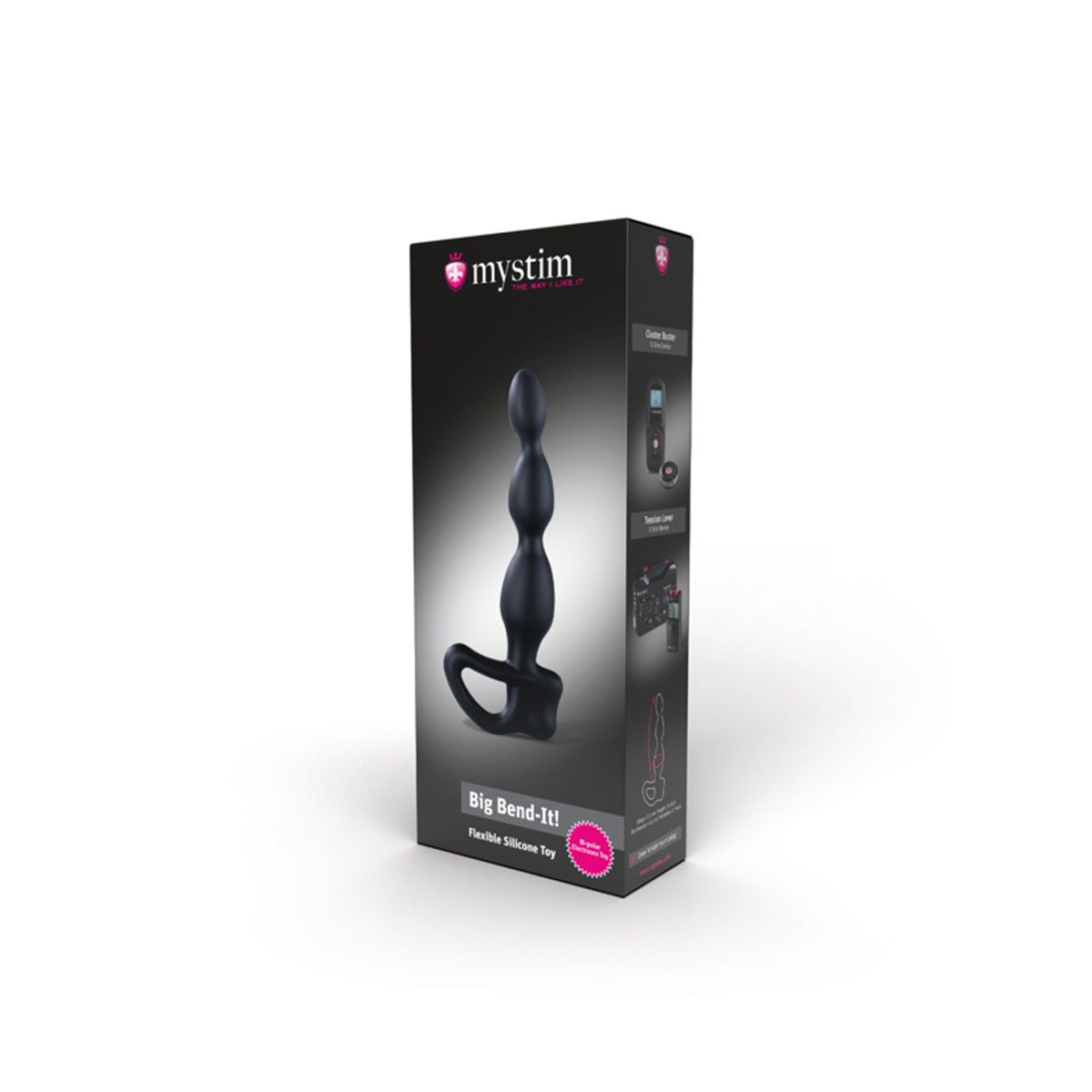 Buy a Mystim Big Bendit! EStim  Black vibrator.