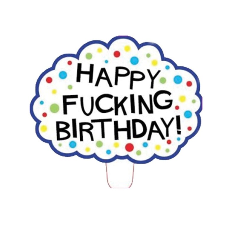 Buy  Happy Fucking Birthday  X Rated Candle book for her.